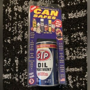 VTG factory sealed rare can safe STP oil treatment stash spot NEW